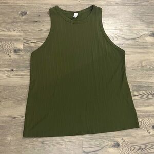 Olive Green Tank Top